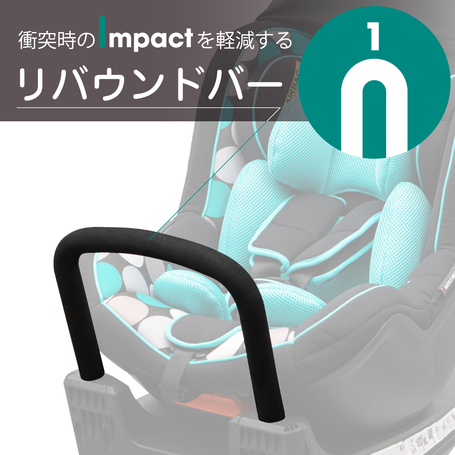 衝撃時のImpactを軽減する リバウンドバー