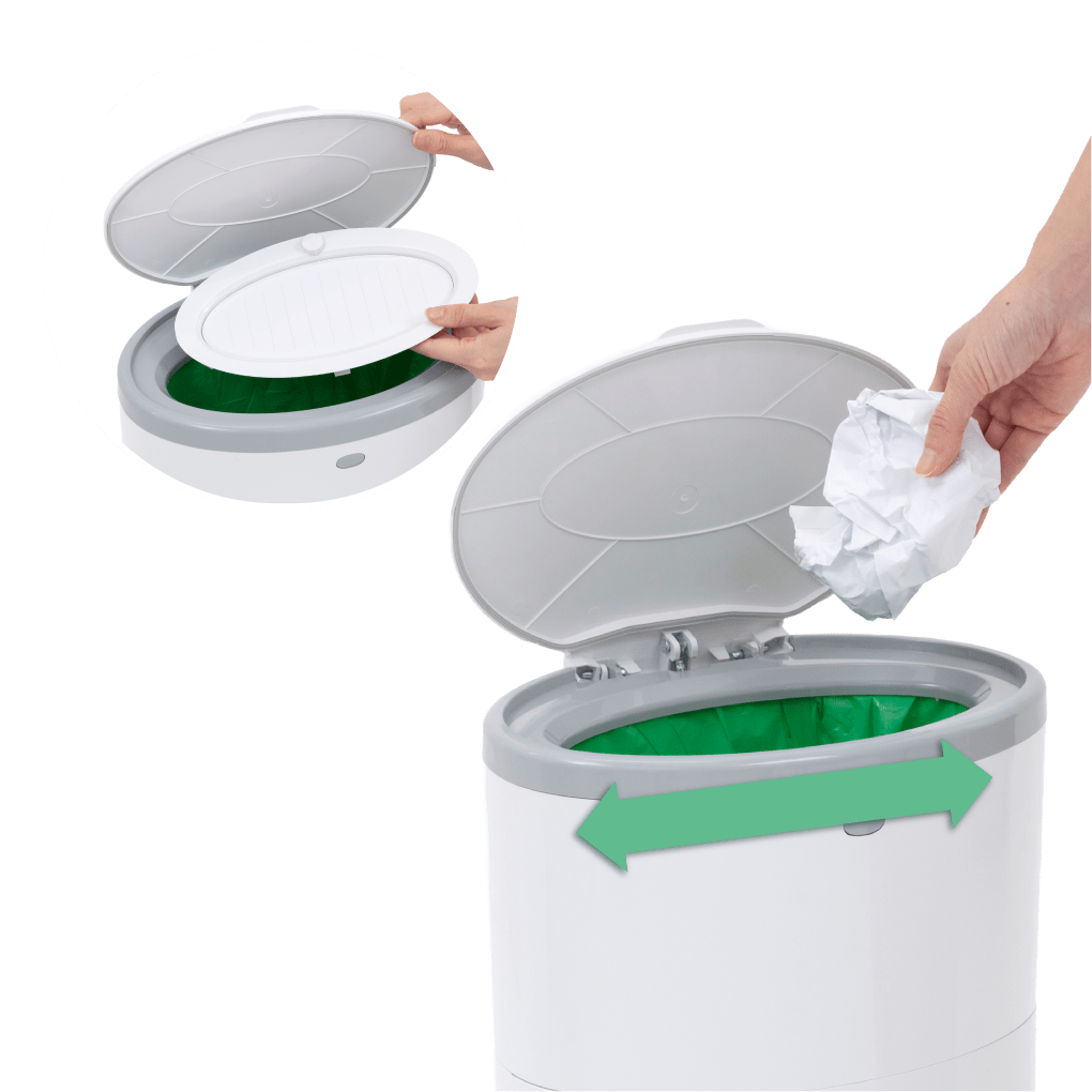 Korbell おむつポット ECO 内フタが外せる