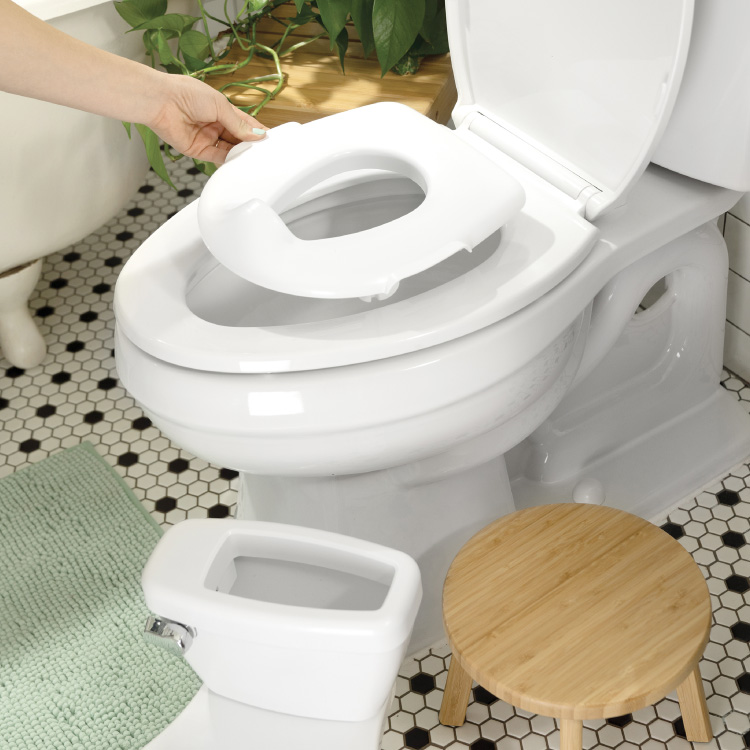 マイサイズポッティ 洋式トイレ型おまる 補助便座