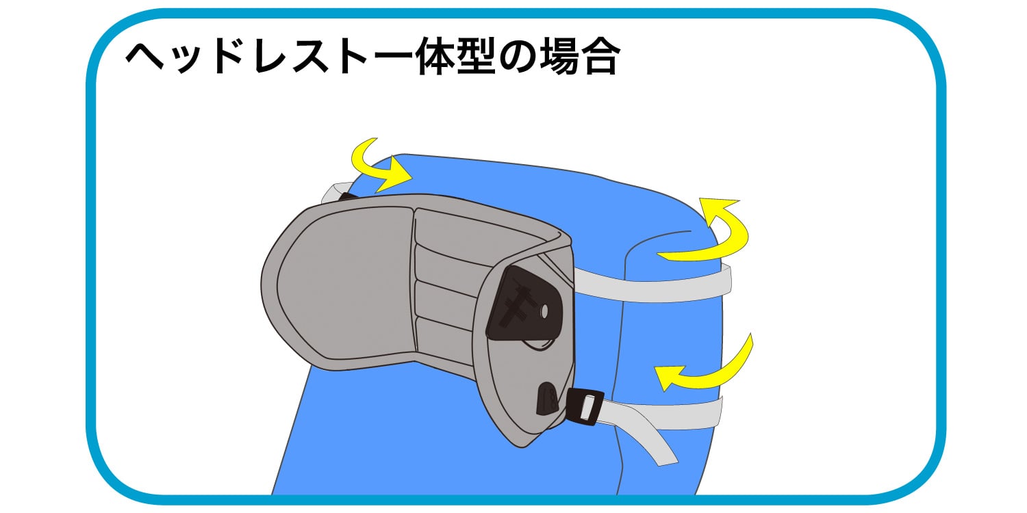 ヘッドレストがない時 NapUp うたたねサポート フライ