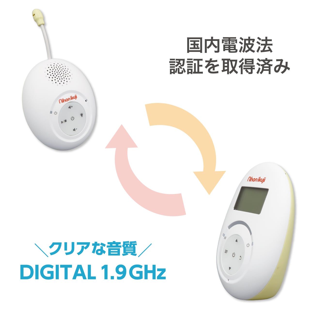 赤ちゃんモニター スマートベビーモニター3 2WAY双方向