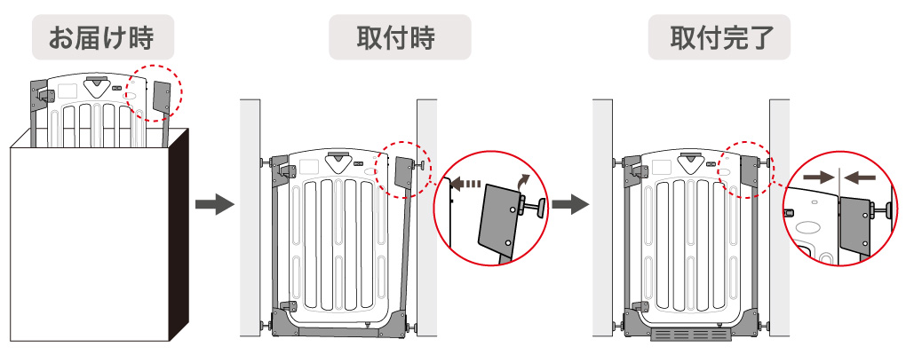 スマートゲイト プレミアム クリア お届け時の状態