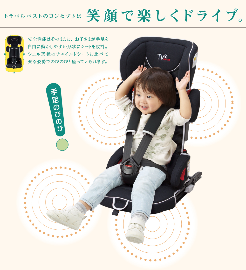 超特価sale開催！】 日本育児 トラベルベスト EC Fix ISOFIX チャイルドシート