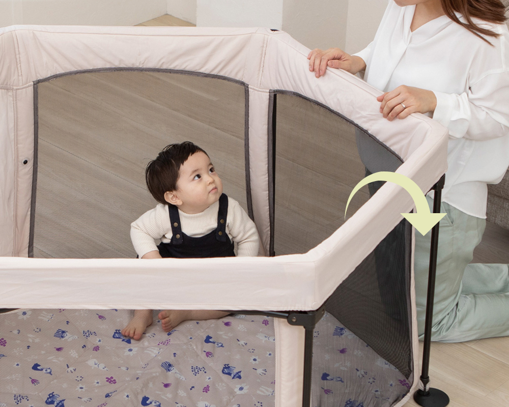Amazon.co.jp: MOOMIN BABY 洗えてたためる ポータブルベビー